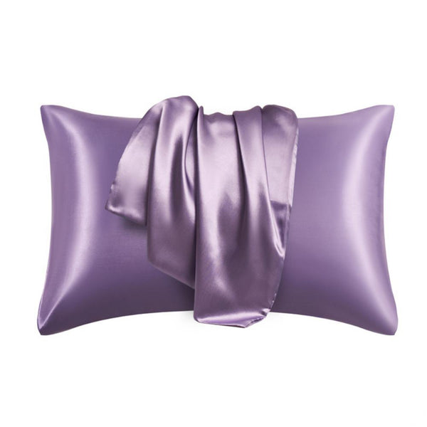 Taie d'Oreiller en Satin violet